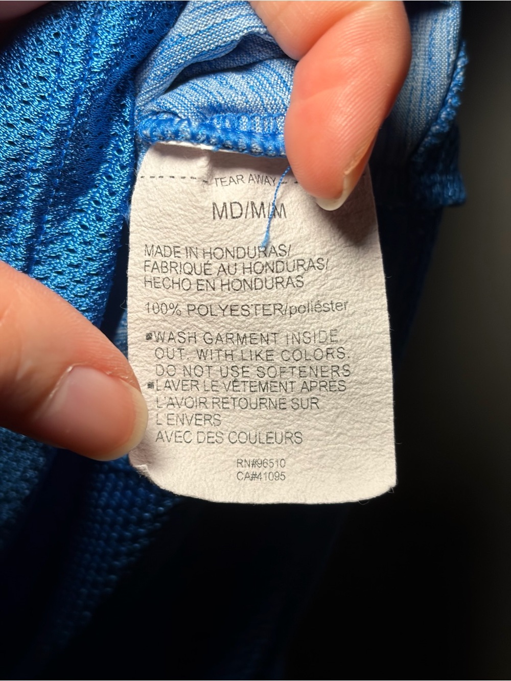 Under Armour UA Tech Vent Short Sleeve Training T-Shirt Tee Blue Mesh Hem Sporty - Picture 6 of 11